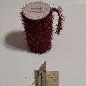 Bethany Lowe - Red Tinsel Garland on Paper Spool - 10 yards  Nov